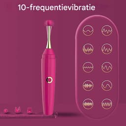 Vitdipy - Vibrators voor Vrouwen - Pinpoint Vibrator - Sex toys - Clitoris stimulator - Mini Vibrator - Vibrator orgasme pen - Vibrators voor Vrouwen en koppels - Roze — thumbnail 6