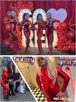 Glanzende Metallic Unitard Lange Mouw Voetloze Catsuit voor Dames en Heren — thumbnail 3