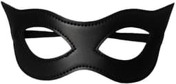 2 stuks Vrouwen kattenmasker zwart leren kattenmasker maskerade cosplay Halloween feest kostuum accessoire — thumbnail 1