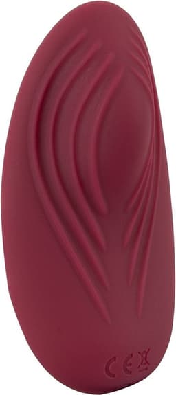 Panty Vibrator - Oplaadbare Clitoris Vibrator met Afstandsbediening en 10 Standen - Panty Vibrator voor Clitorisstimulatie met Afstandsbediening - Bordeaux — thumbnail 2