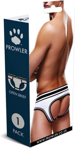 Prowler 4890808267639 - Open Brief - S - White/Black XS — thumbnail 4