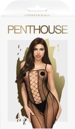 Penthouse Lingerie Drop Dead - Erotische Catsuit - Maat S/L - Zwart — thumbnail 6