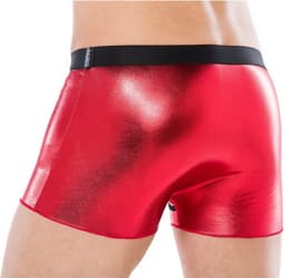 Andalea heren boxershorts rood van wetlook materiaal met ritssluiting 4XL/5XL — thumbnail 2