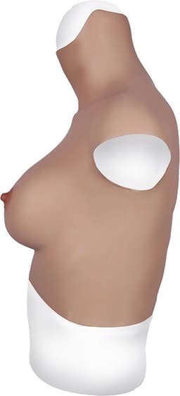 Siliconen Borstprothesen voor maat L / XL - CUP D - Wearable Borst - 100% hypoallergene medische siliconen - Kunstmatige Nep Borst - Valse Borsten - Borst - Siliconen Huid - Bodysuit - Crossdresser - Transgender - Travestiet - Body4Everybody — thumbnail 5