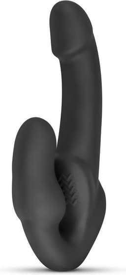 No-Parts - Morgan Strapless Strapon Dildo 22 cm - Zwart — thumbnail 2