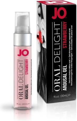 System JO - Oral Delight Stimulerende Clitoris Gel Aardbei - 30 ml — thumbnail 2