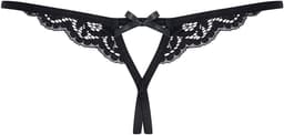 Obsessive Openkruis String – Erotisch Onderbroek – Maat L/XL – Zwart — thumbnail 16