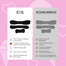 EIS, bondagetouwen, 3-delig, robuuste touwen, 3,5 en 10 lang, scheurvast, zwart — thumbnail 3