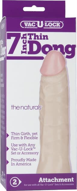 Doc Johnson Thin Natural - Dildo - Met Vac U Lock - Ø 40 mm — thumbnail 16