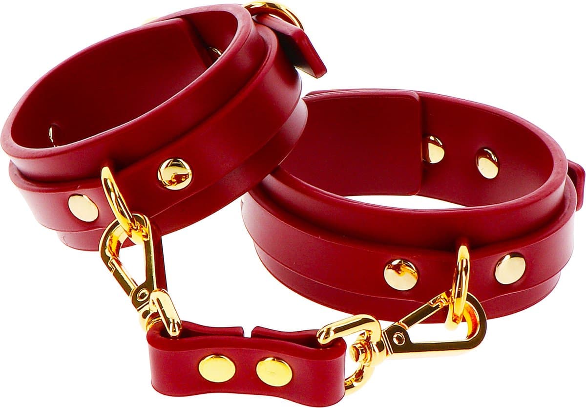 Luxe Enkelboeien van PU-leer en Nikkelvrij metaal - Ankle Cuffs - BDSM Boeien - Enkel Boeien voor bondage en sm - Seksspeeltje voor hem en haar - Sex Toy — afbeelding 1