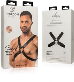 Lionel Bondage Harnas - Zwart — thumbnail 2