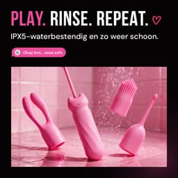 Just Pink Purrrfect Match - Mini Bullet Vibrator met 3 Opzetstukken & Terugtrekkoord - Ook Inwendig - Kleine Clitoris Vibrator voor Vrouwen & Beginners - Sex Toys voor Vrouwen — thumbnail 2