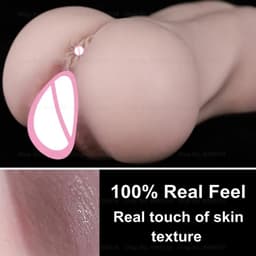 Currero Levensechte Sex Pop 100cm - Sexpop - Sekspop voor Mannen - Levensecht - Realistisch - Siliconen Lovedoll - Torso - Discreet Verpakt - Vagina — thumbnail 5