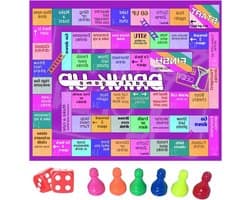 Drinkspel voor volwassenen - Gezelschapsspel Dobbelspel - Feestelijke Bijeenkomsten - Aanpasbaar Speelplezier - 32 x 22 x 1 cm