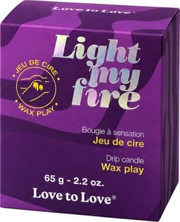 Love to Love - Light My Fire - Druppelkaars - Wax Play - Paars — thumbnail 3
