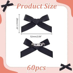 Broches bulk strik pin bedels lint strik broches kleine boog broche spelden schattige strik pin accessoires voor vrouwen geschenken doe-het-zelf ambachten kleding jurk — thumbnail 2