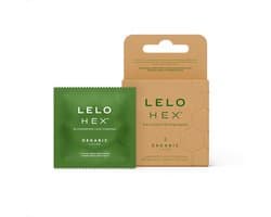 LELO HEX Organic - condooms - 54 mm - 3 stuks