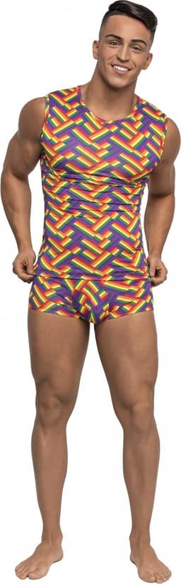 Male Power Fitness Tank - S multicolor S — thumbnail 5