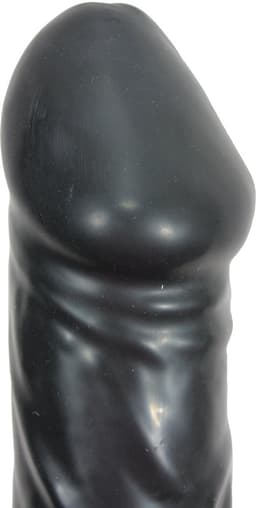 You2Toys Opblaadbare Giant Latex Dildo - Zwart — thumbnail 4