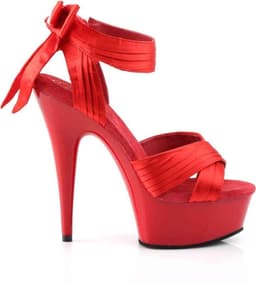 Pleaser - DELIGHT668 Plateau hakken - US 5 - 35 Shoes - Rood — thumbnail 5