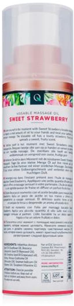 Exotiq - Massageolie - Massage Olie - Sweet Strawberry - Massageolie voor een Ontspannende Massage met Aardbeiengeur - Zijdezacht en Verzorgende Werking - 100 ml — thumbnail 10