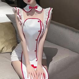 Sexy Verpleegster Outfit voor Vrouwen - Dromerige Kostuum Set voor Halloween en Cosplay — thumbnail 5
