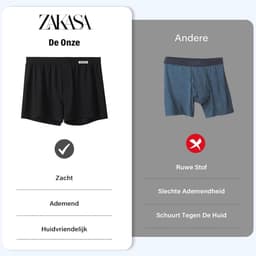 Comfortabele Heren Boxer Shorts van Katoen - Ademend en Losse Pasvorm voor Werk, Slapen en Thuis Ontspannen — thumbnail 4