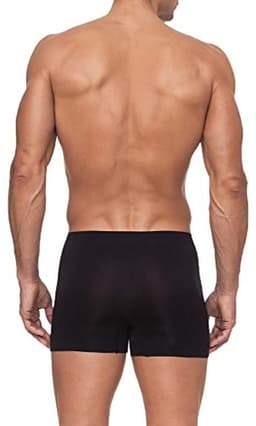Channo men's boxer shorts, pack of 12, lycra boxer shorts, seamless, soft and comfortable UOMO Collection, Pack of 12 Black, L — thumbnail 2