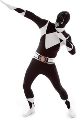 Zwart Superheld Body Suit Kostuum voor Volwassenen Revolutie Stijl — thumbnail 1