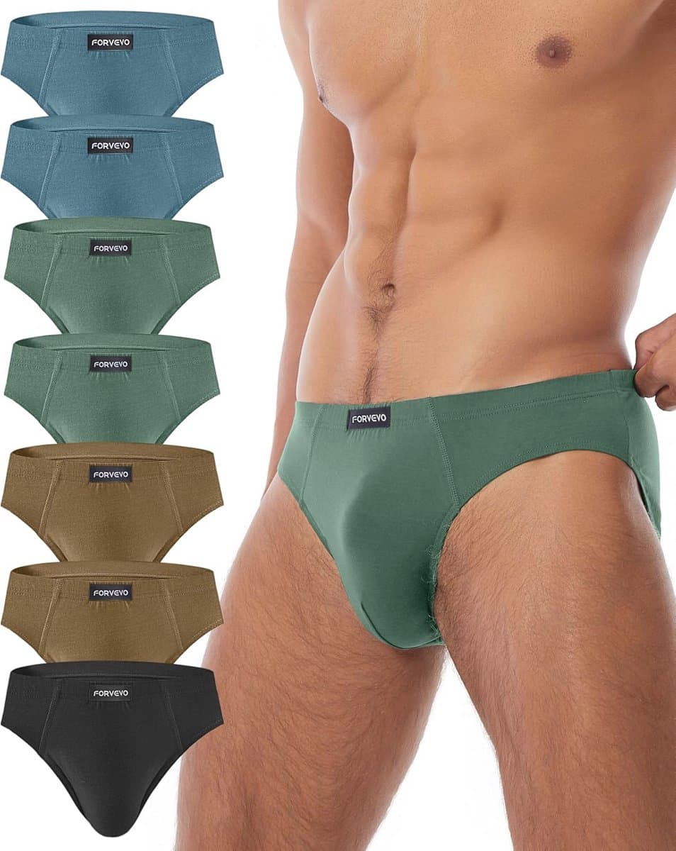 Set van 7 ademende onderbroeken voor heren van katoen, klassiek ondergoed (M-3XL) — afbeelding 1