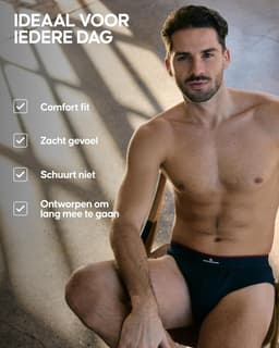 Heren Slips Katoen Multipack - Zacht, Comfortabel en Stretchy Ondergoed — thumbnail 4