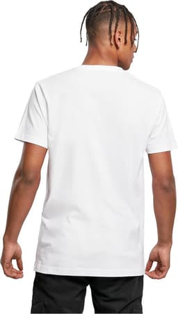 Heren T-Shirt met Tupac Cijfers en Gebarsten Achtergrond — thumbnail 4