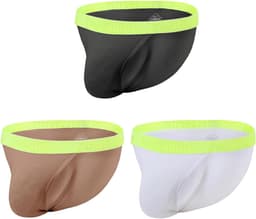 Heren Ondergoed met Grote Uitstulping Zakje Lage Taille Ademend Elastische Band — thumbnail 1