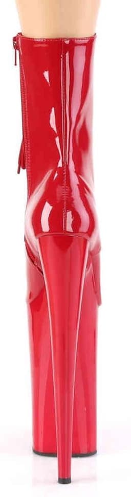 Pleaser - BEYOND-1020 Plateau Laarzen, Paaldans schoenen - Paaldans schoenen - 40 Shoes - Rood — thumbnail 4