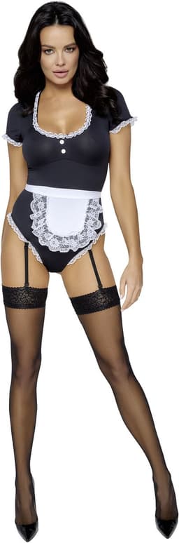 Cottelli Costumes - Serveerster Kostuum - Zwart — thumbnail 5
