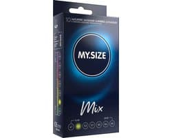 MY.SIZE MIX - Condooms - 49 mm pasvorm - Variatiepakket - Comfort en flexibiliteit