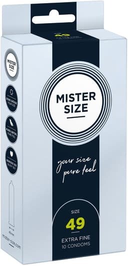 MISTER SIZE 49 Ultra Dunne S condooms (10 pack) — thumbnail 2