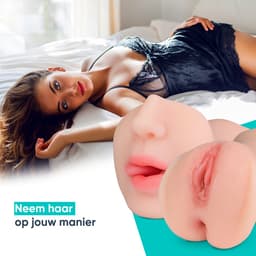 DailyPlay Pocket Pussy voor Man - 3 in 1 – Blowjob Masturbator met Billen en Kunst Vagina – Sex Toys Mannen en Koppels – Nep Kut — thumbnail 9