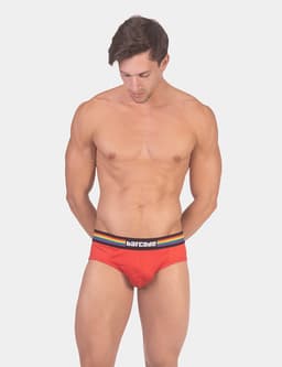 Barcode Berlin Backless Brief Pride Red - MAAT L - Erotisch Heren Ondergoed - Slip voor Man - Sexy mannen Slip — thumbnail 6