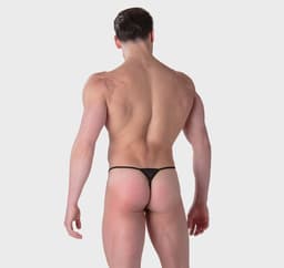 WOH heren microfiber G-string personal allure mesh zwart — thumbnail 10