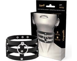 Black Choker Vegan Leather - Fetish / BDSM / Kinky