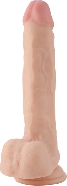 Dildo EZfunLok voor Auxfun Plus Seksmachine Beige 24 cm — thumbnail 15