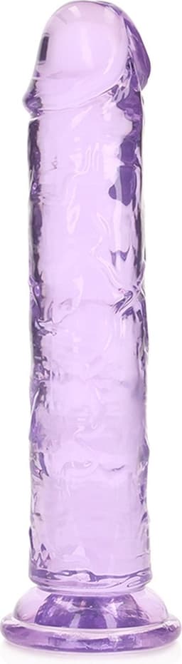 RealRock by Shots Rechtdoor Realistische Dildo met Zuignap - 7'' / 18 - Paars - 18 cm — thumbnail 1