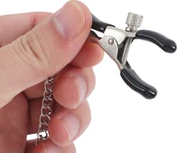 Pinch Tepelklemmen - Pinces de i. -  verstelbaar met ketting - Metaal - schroefjes — thumbnail 2