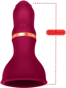 Cupitoys® Borst en tepel vibrator - Rood - 7 standen - Vibrators voor vrouwen en mannen - Sex toys voor vrouwen en mannen — thumbnail 4
