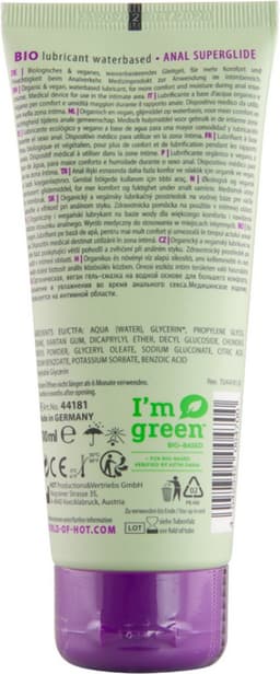 Hot Bio Superglide Anal Waterbasis Glijmiddel - 100 Ml — thumbnail 6