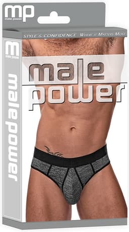 Male Power Sport String grey S/M — thumbnail 2