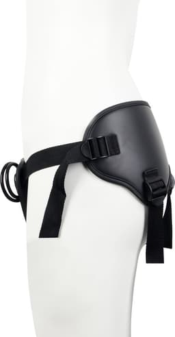 Banoch | Strap on harnas voor dildo's – verstelbaar in lengte – zacht neopreen om de heupen – universeel door 3 verschillende ringen voorbinddildo — thumbnail 8