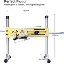 Pro 1 Premium Seksmachine 2.0 Smart App met dildo en afstandsbediening Goud — thumbnail 15