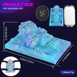 Daity Grinder-seksspeeltje, seksspeeltje met octopus-tentakel, clitorisstimulator voor voorspel met riem, lichtgevende tepel- en anale stimulator van zachte siliconen, waterdichte draagbare clitorisstimulator (Grinder) voor vrouwen en lesbiennes — thumbnail 6